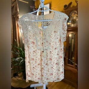 Women’s DR2 boho  Cream Women's Top